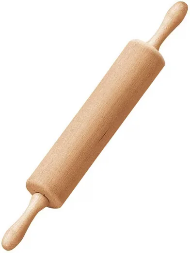 Dr. Oetker Küchenhelfer Nudelholz Teigroller Holz 1632 Backrolle