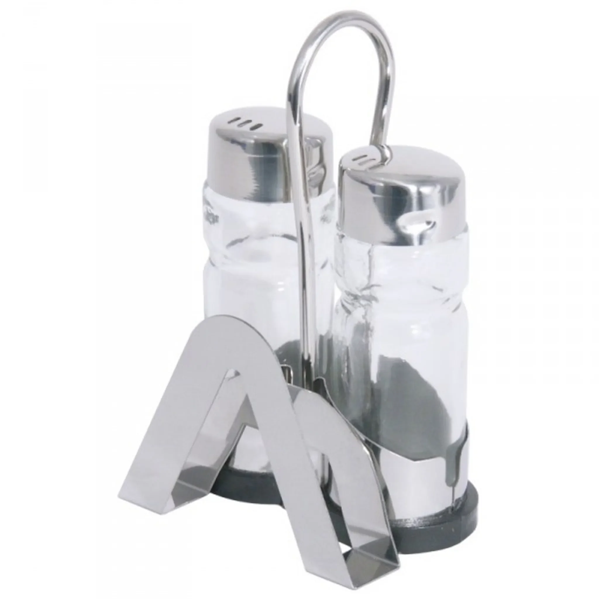 Menage Salz & Pfeffer – 3-teilig mit Kartenhalter