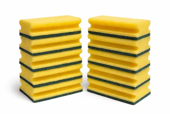 BAYLI Scheuerschwamm XXL 10 Stück 153x69x42 mm Topfschwamm Küche