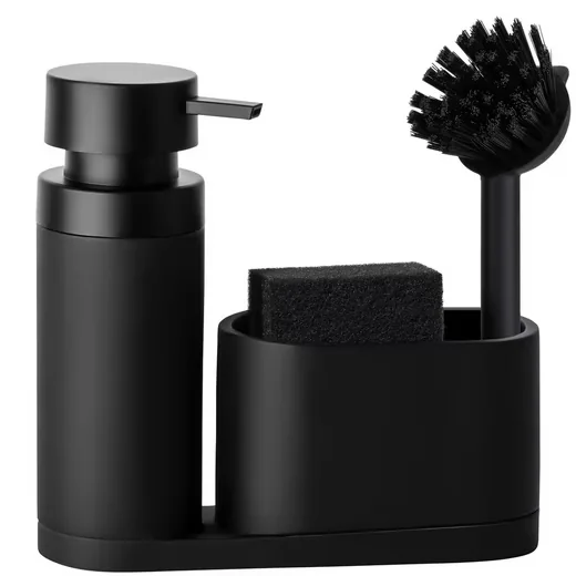 BLACKSWEDENHOME Spülbecken-Organizer Set mit Spülmittelspender