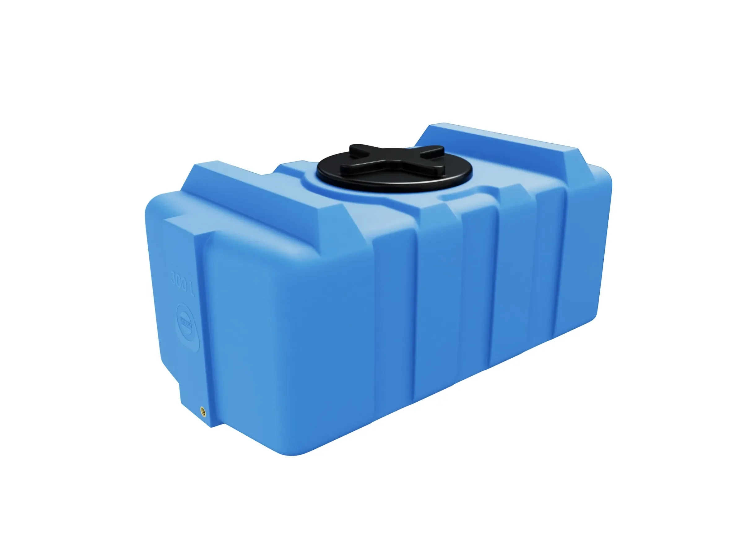 VOKO GmbH KMND Trinkwasser Wassertank 300L rechteckig blau