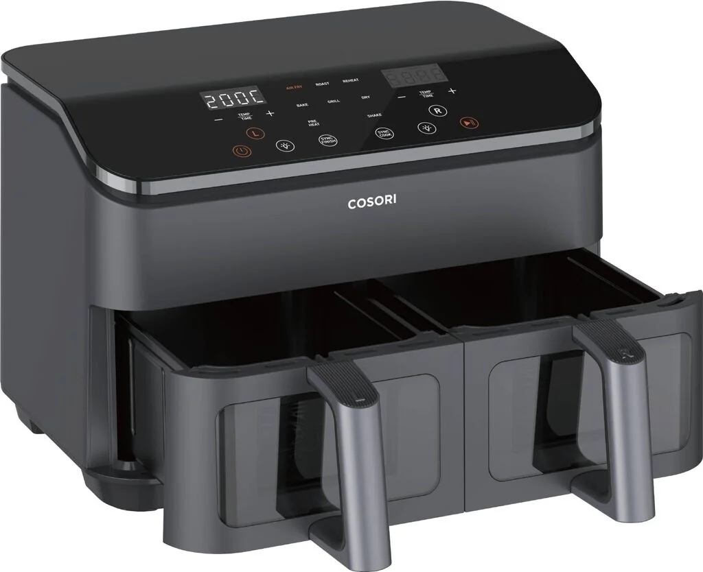 COSORI Heißluftfritteuse Dual Basket 2 Fächer CAF-R901-AEU