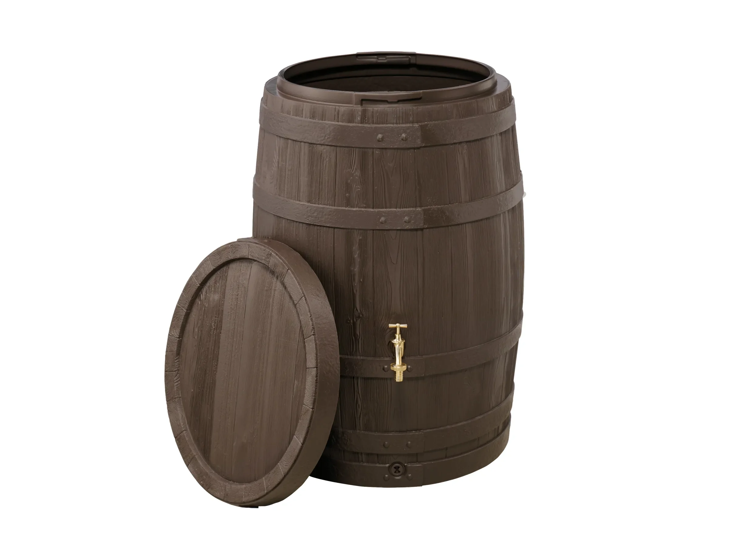 Garantia Barrica Regentonne 260 l dunkelbraun Fassoptik