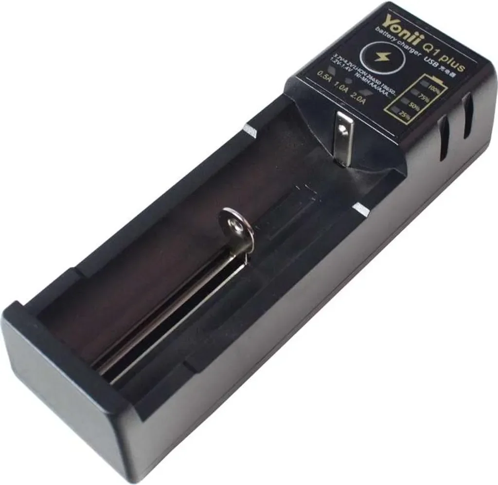 Professor Optiken Ladegerät Li-Ion NiMH NiCd 18650 CR123A Powerbank