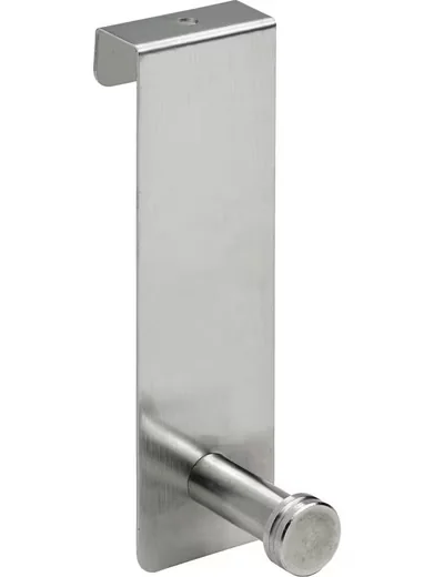 Hettich Garderobenhaken Türhaken, 1 Haken, 4,0 x 13,3 x 5,4 cm